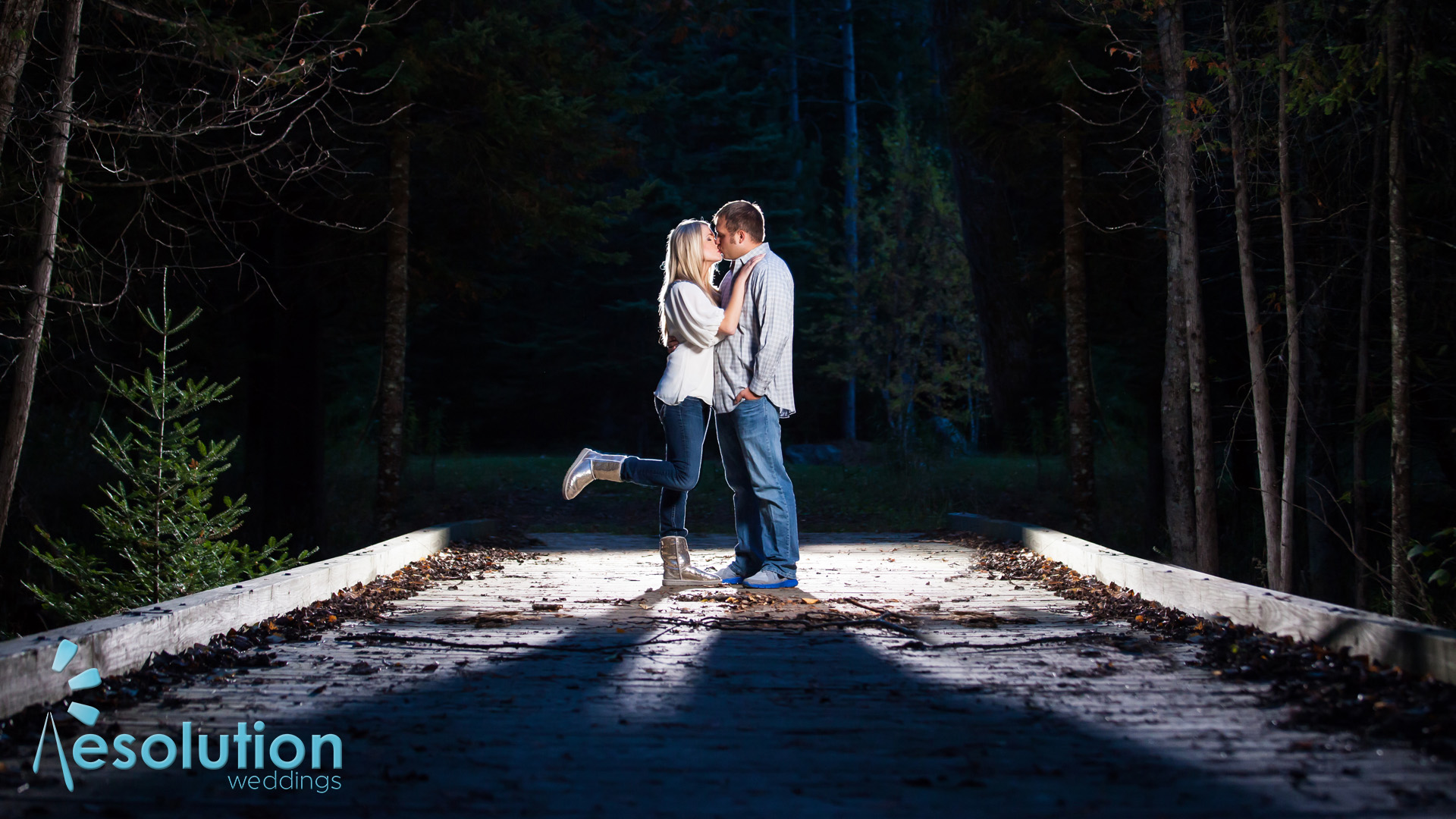 Sarah and Chaz – northwoods engagement photography