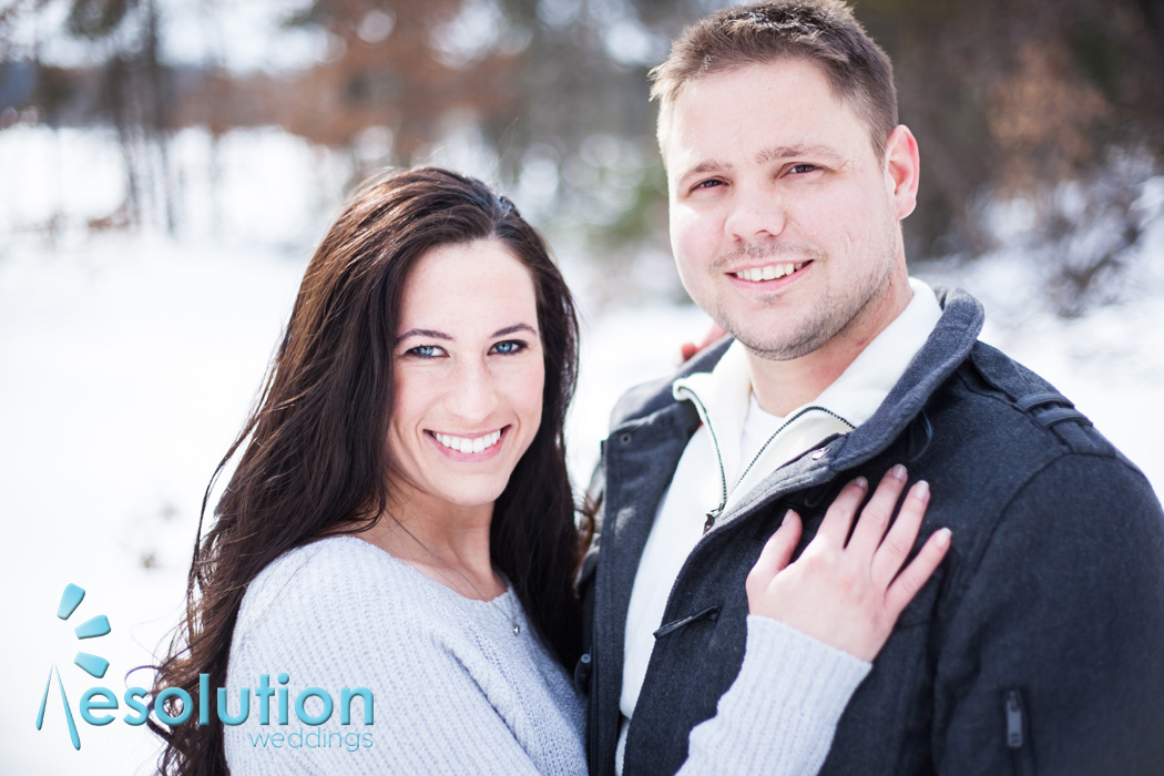 Kate and Barrie – winter wonderland engagement pictures!