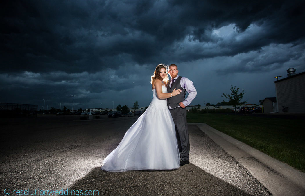 Best oshkosh wedding photographer epic skies